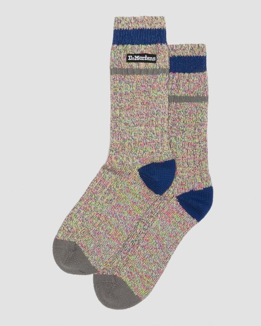 Dr. Martens Blue Marl Socks, Size: S/m for men
