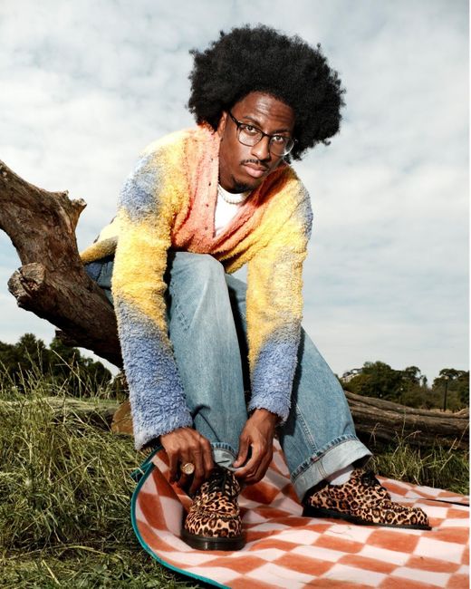 Chaussures lowell à imprimé léopard et à bout mocassin Dr. Martens pour homme en coloris Brown