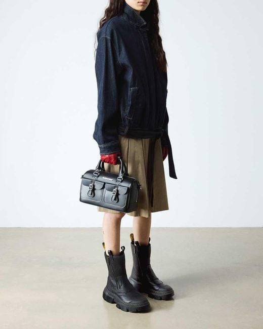 Dr. Martens Dmxl Rigger Leather Boots in Black | Lyst