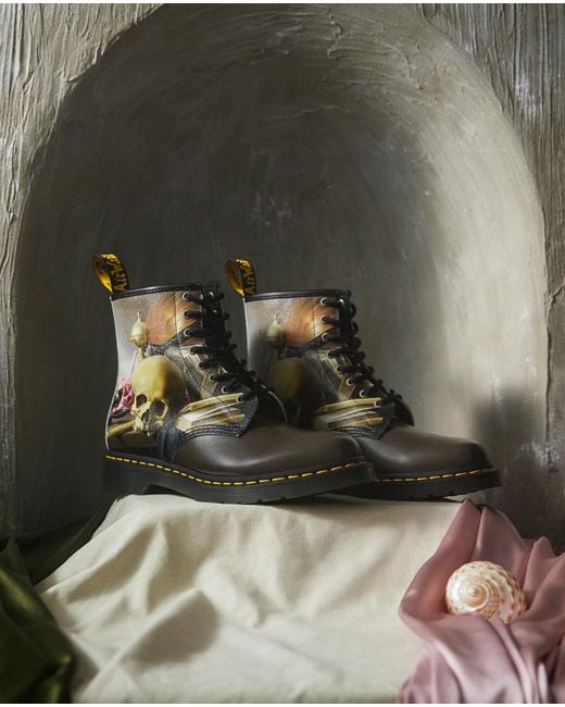 Dr. Martens Black The National Gallery 1460 Harmen Steenwyck Leather Boots