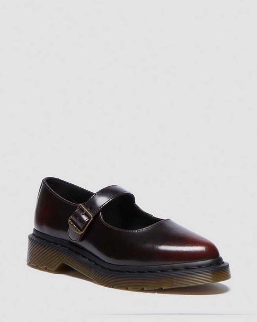 Dr. Martens Black Elphie Mary Jane Leder Schuhe