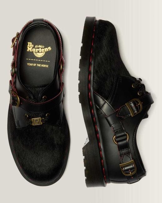 Dr. Martens Black 1461 Year Of The Horse Leather Shoes for men