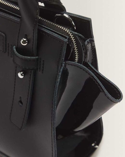 Dr. Martens Black Small Leather Tote Bag