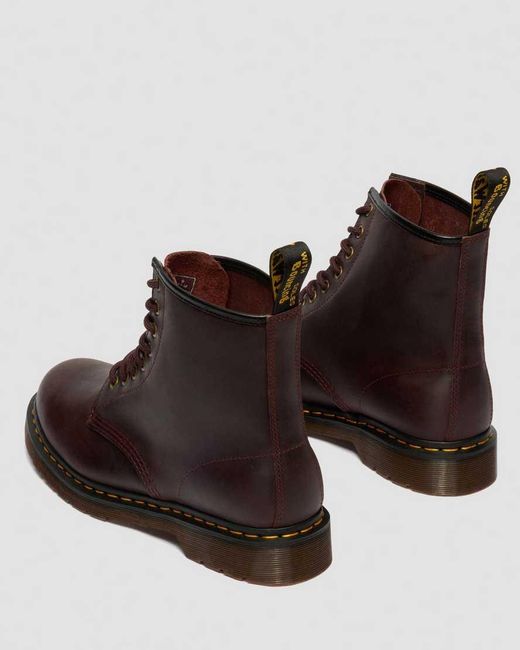 Dr. Martens Brown 1460 Crazy Horse Leather Boots