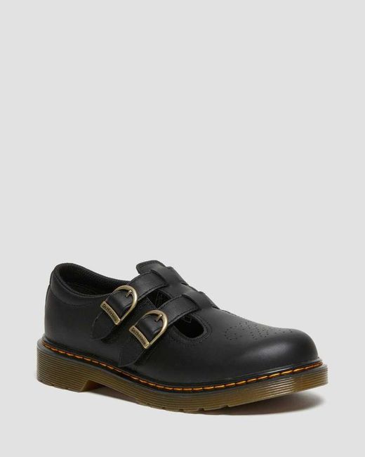 Dr. Martens Black Youth 8065 Mary Jane Shoes for men