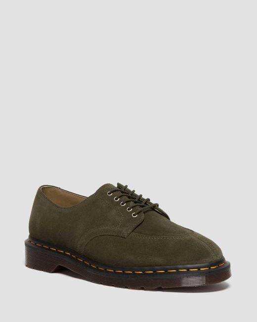Dr. Martens Green 2046 Suede Shoes for men