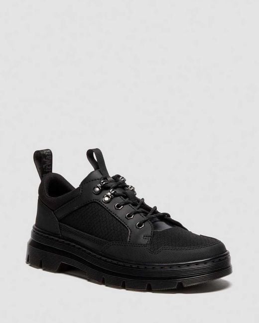 Dr. Martens Black Reeder Mk.02 Canvas & Leather Utility Shoes