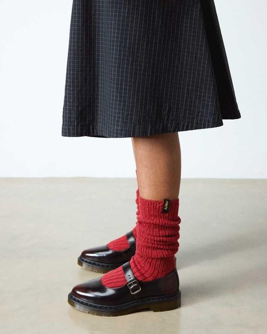 Dr. Martens Black Elphie Mary Jane Leder Schuhe