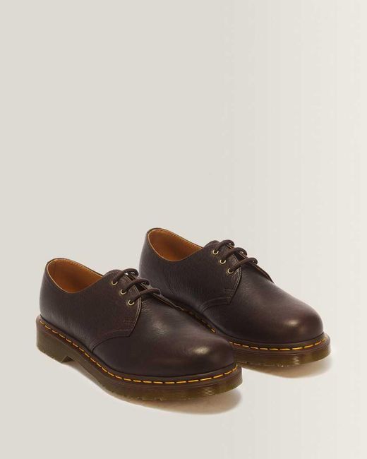 Dr. Martens Brown 1461 Eye Ambassador Leather Lace Up Shoes for men