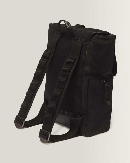 Dr. Martens Black Utility Waxed Canvas Backpack