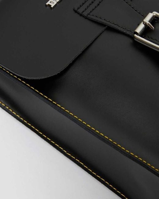 Dr. Martens Black Leather Mini Backpack