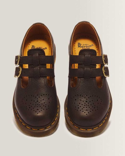 Dr. Martens Brown 8065 Ambassador Mary Jane Shoes