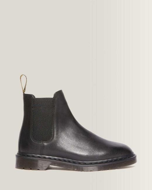 Dr. Martens Black Graeme Analine Leather Chelsea Boots for men