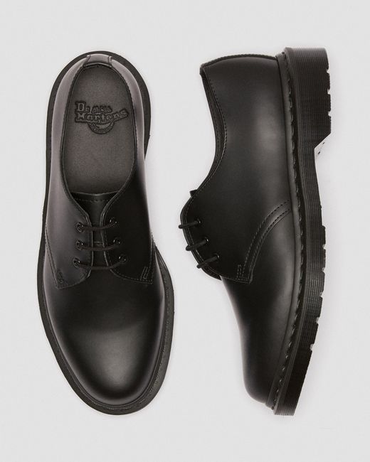 1461 mono smooth black