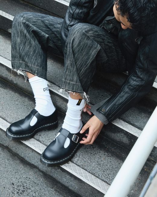 dr martens polley smooth leather mary janes