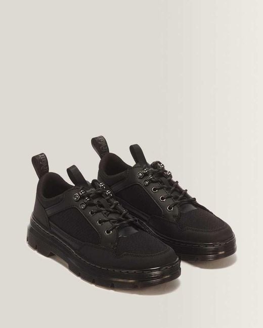 Dr. Martens Black Reeder Mk.02 Canvas & Leather Utility Shoes