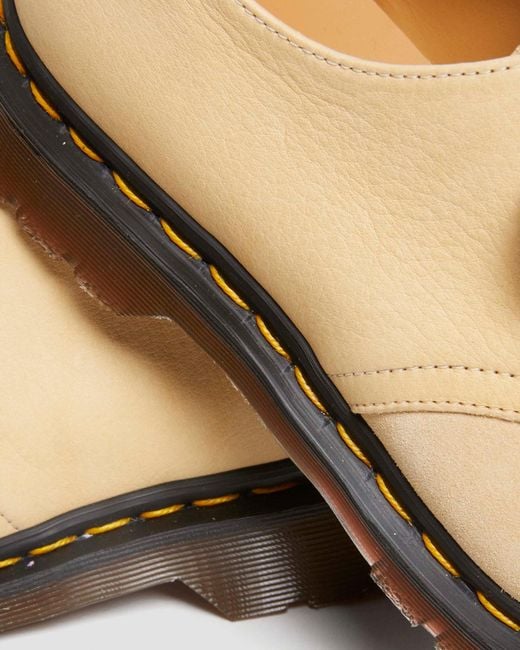 Dr. Martens Natural 1461 Made In England Suede Oxford Shoes for men