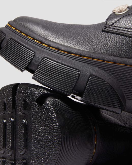 Dr. Martens Black 1460 Rick Owens Leather Dmxl Platform Jumbo Lace Up Boots for men