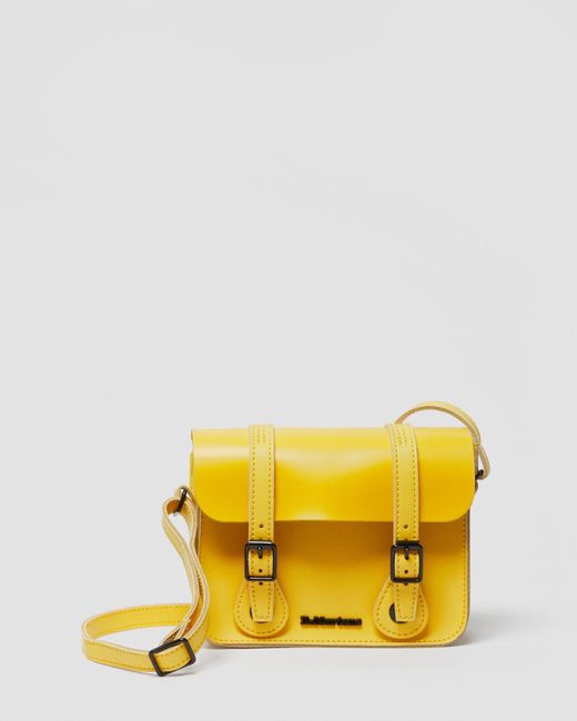 Dr. Martens Yellow 7 Inch Leather Crossbody Bag for men