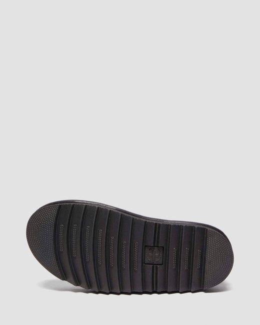 Dr. Martens Blaire Athena Leren Sandalenen Met Riem in het Black