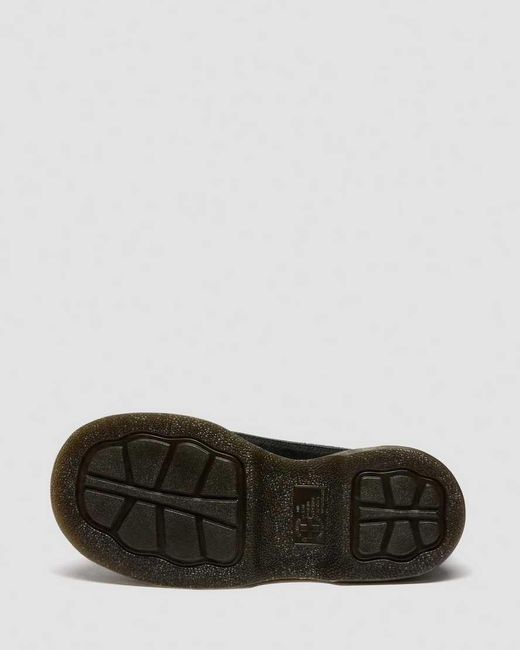 Dr. Martens Black Buzz 5-Eye Hair On Leather Shoes