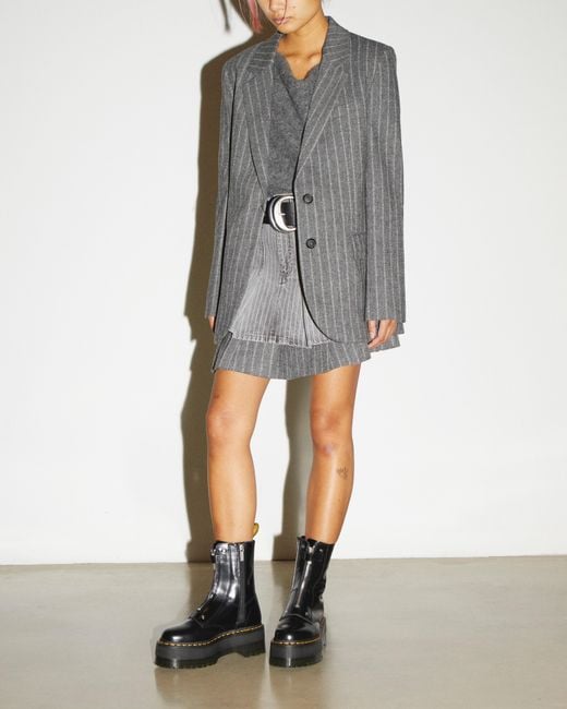 美品】jetta hi max leather platform boots