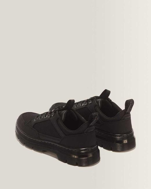 Dr. Martens Black Reeder Mk.02 Canvas & Leather Utility Shoes
