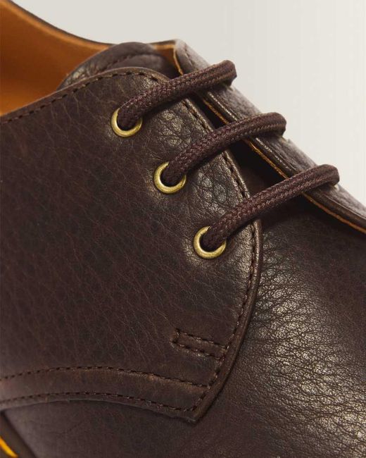 Dr. Martens Brown 1461 Eye Ambassador Leather Lace Up Shoes for men