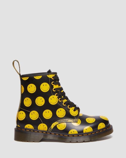 Dr. Martens Multicolor 1460 Smiley® Smooth Leather Boots for men