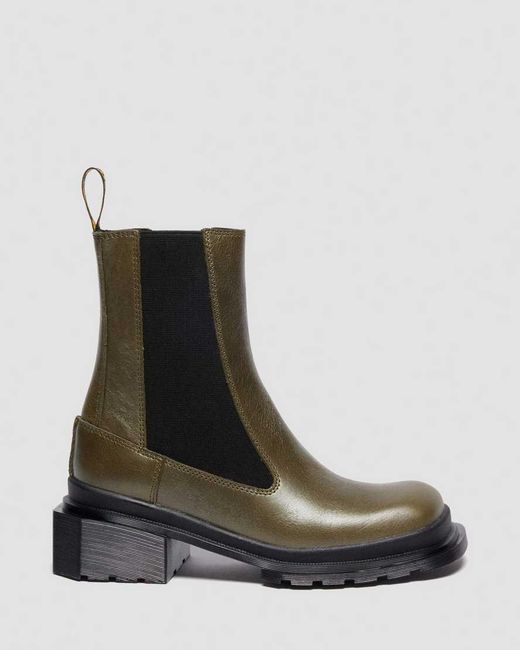 Puddin Maybole Dr. Martens Maybole Chelsea Square Toe Leather Boots in Black | Lyst UK