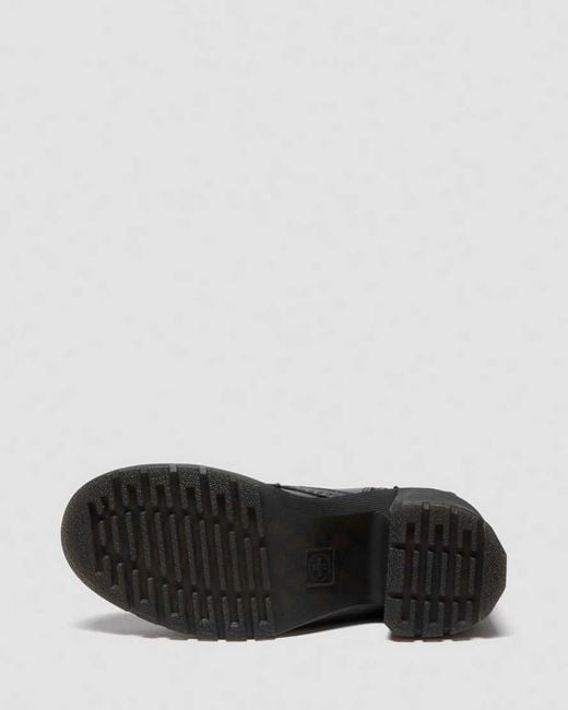 Dr. Martens Black Chesney Harness Flare Heel Leather Boots