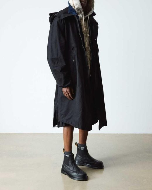 Dr. Martens Black 2976 Sub Leather Chelsea Boots for men