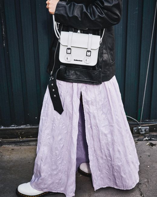 7 inch leather satchel