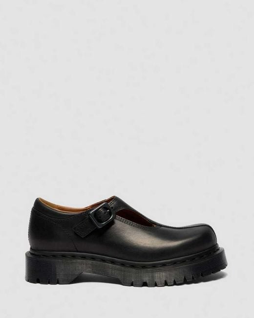 Dr. Martens Black Rejena Mary Jane Old Harness Leather Shoes