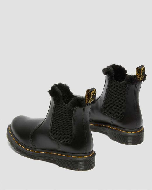 Dr. Martens Multicolor 2976 Leonore Faux Fur Lined Chelsea Boots
