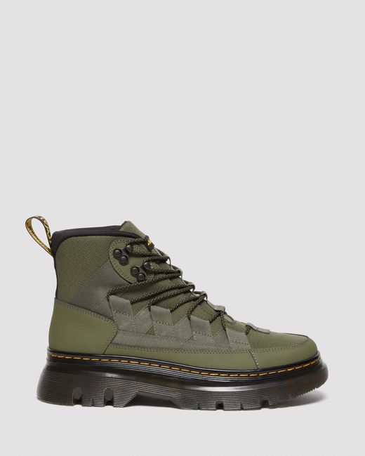 Dr. Martens Green Boury Utility Boots for men