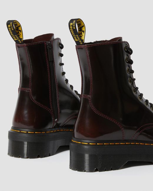 Dr. Martens Leer Jadon Arcadia Platform Schoenen in het Black