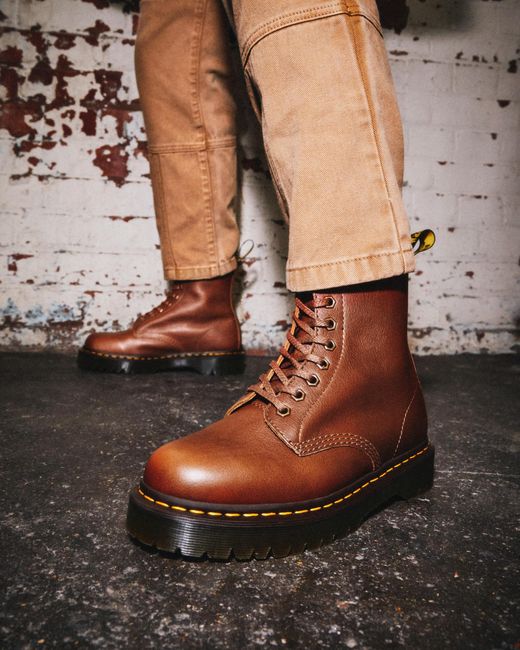 Dr. Martens Leather 1460 Pascal Bex Boots in Brown | Lyst