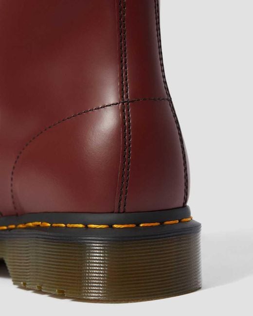 Dr. Martens Brown 1460 Smooth Leather Lace Up Boots