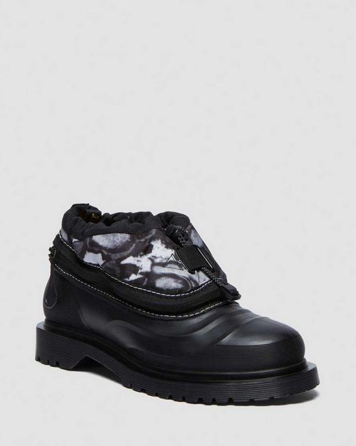 Dr. Martens Black Leather 14Xx Removable Gaiters Sub Shoes for men