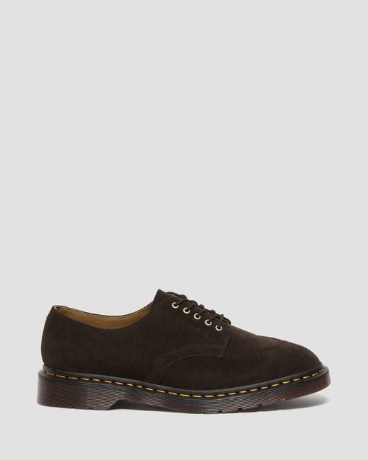 Dr. Martens Brown 2046 Suede Shoes for men