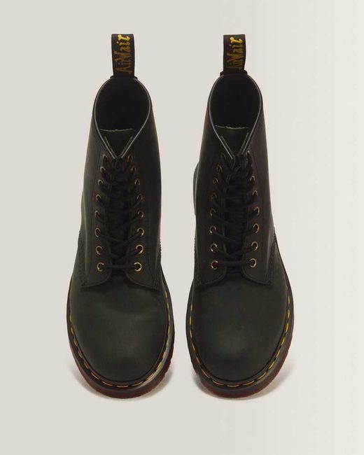 Dr. Martens Black 1460 Crazy Horse Leather Boots for men