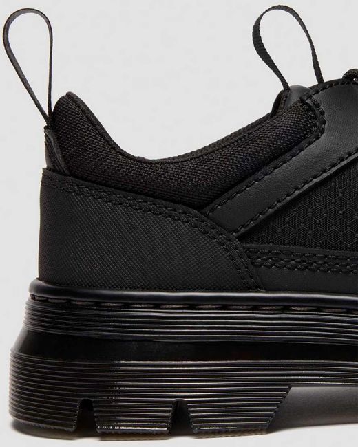 Dr. Martens Black Reeder Mk.02 Canvas & Leather Utility Shoes