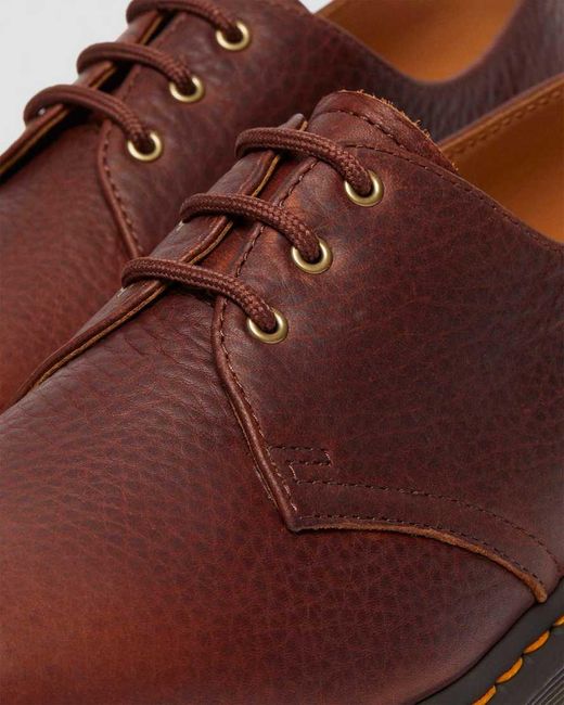 Dr. Martens Brown 1461 Ambassador Soft Leather Oxford Shoes for men