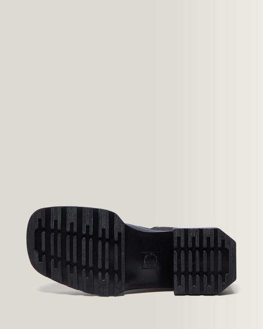 Dr. Martens Black Maybole Square Toe Leather Chelsea Boots