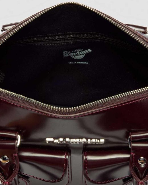 Dr. Martens Black Top Handle Rub Off Vegan Leather Bag