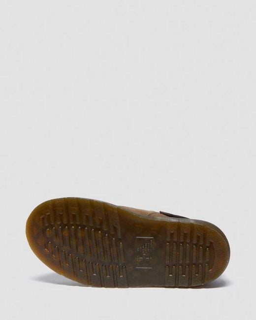 Dr. Martens Brown Laketen Faux Fur Lined Platform Mules for men