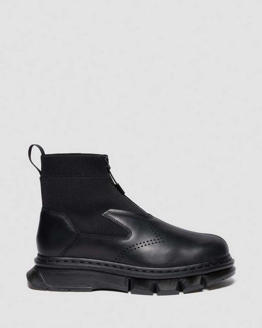 Dr. Martens Leder 14Xx Qubist Stiefel Mit Reissverschluss in Black für Herren
