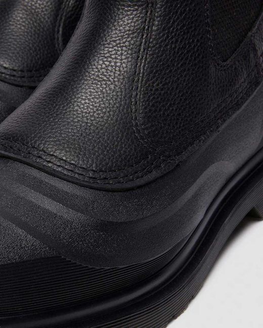 Dr. Martens Black 2976 Sub Leather Chelsea Boots for men