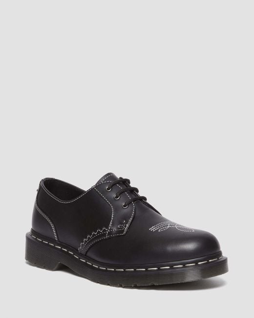 Dr. Martens 1461 Gothic Americana Leather Oxford Shoes in Black | Lyst